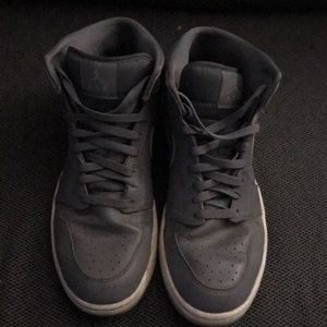 Grey/White Air Jordan Ones